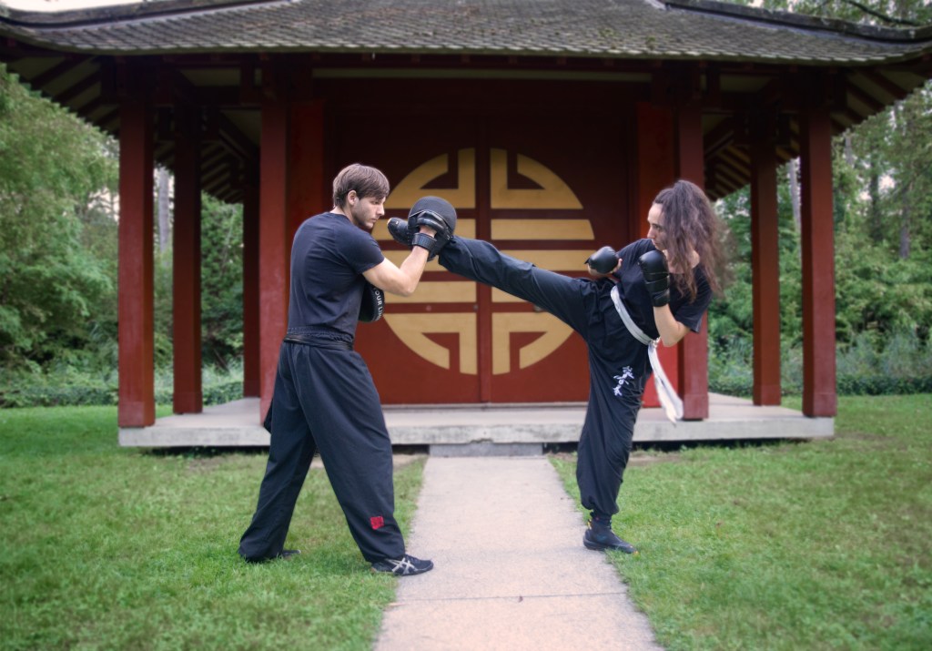 Kung Fu Wing Chun en plein air, Paris